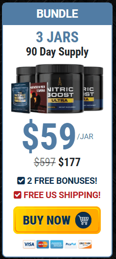 Nitric Boost Ultra 3 bottle